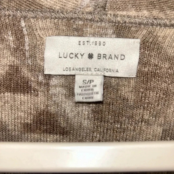 Lucky Brand Western Print Fringe Cardigan. Size small - Picture 2 of 5